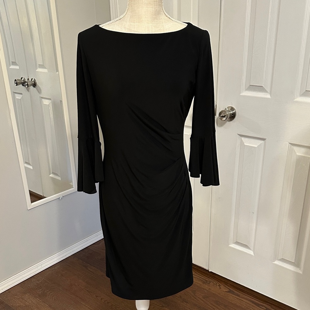 Lauren Ralph Lauren Black Long Sleeve Dress